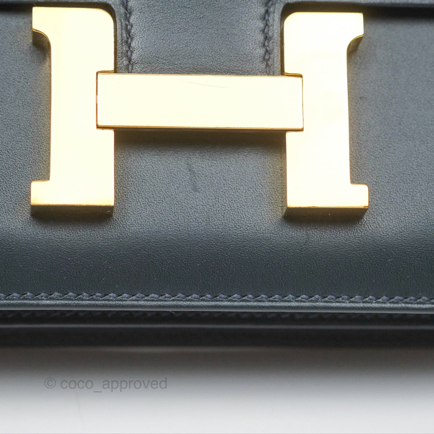 Hermès Constance Mini 18cm Veau Rousseau Veau Monsieur Gold Hardware