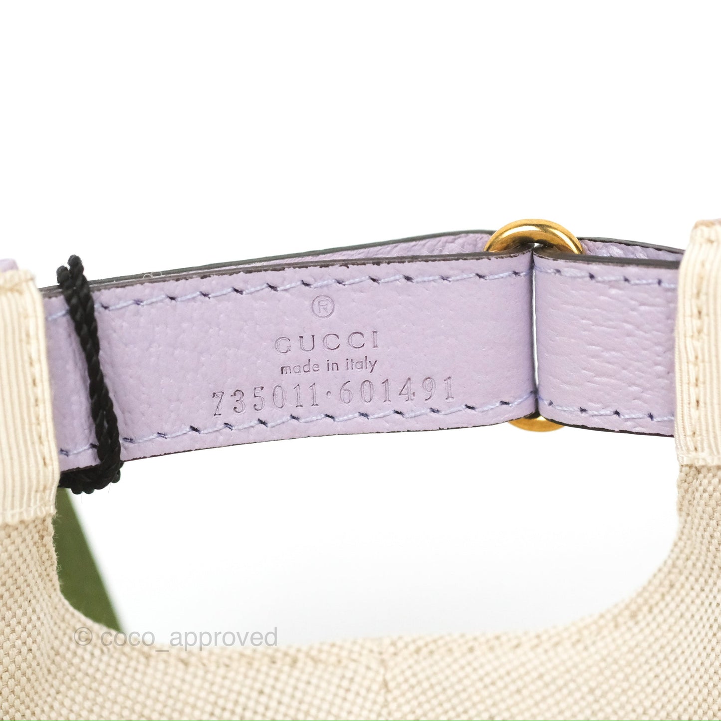 Gucci Jumbo GG Canvas Baseball Hat Lilac