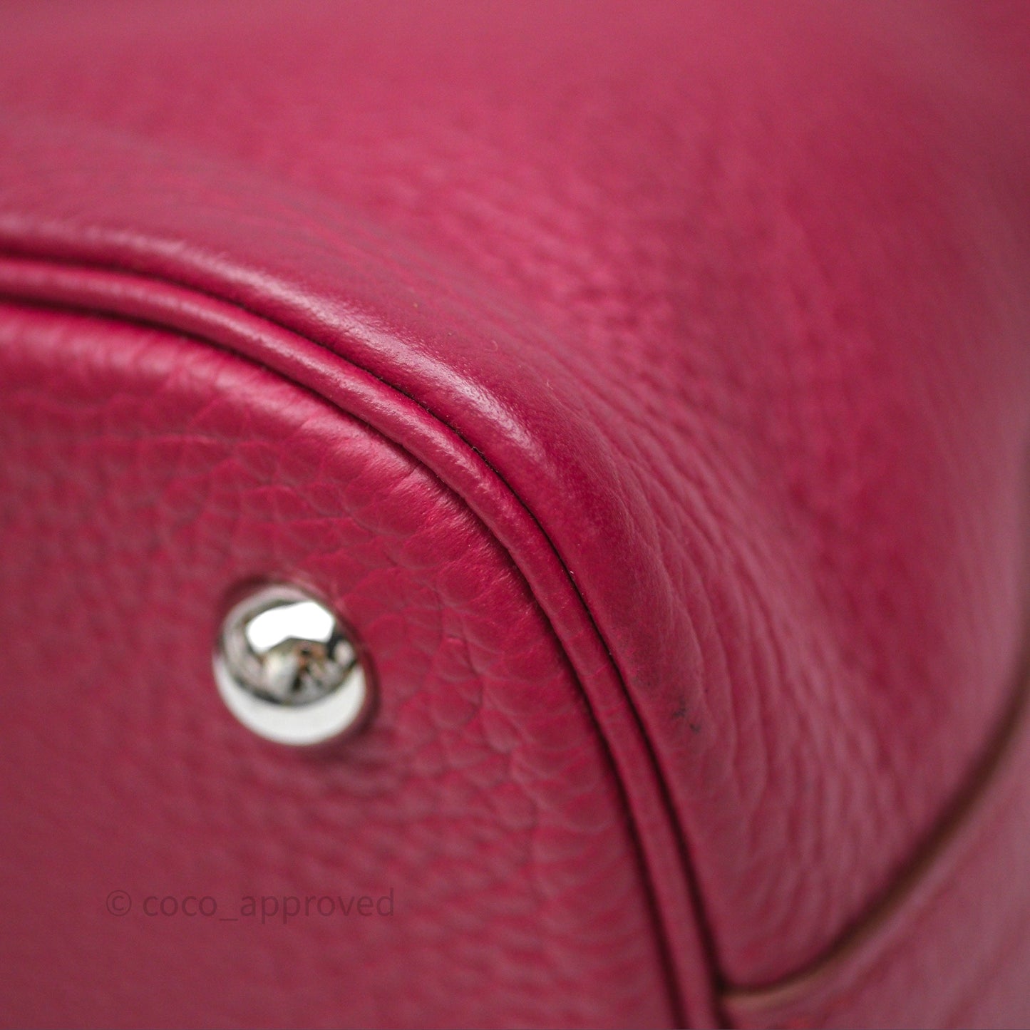 Hermès Bolide 1923 31 Rubis B5 Clemence Palladium Hardware