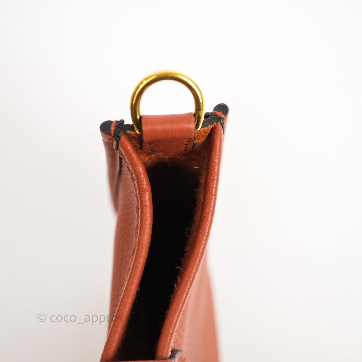 Hermès Mini Evelyne 16 Brick Clemence Gold Hardware