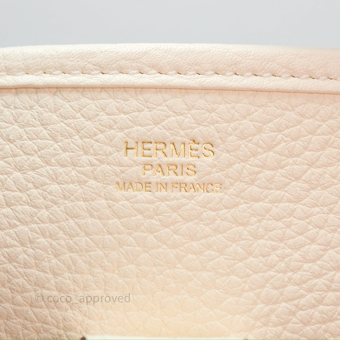 Hermes Evelyne III 29 Nata Clemence Gold Hardware