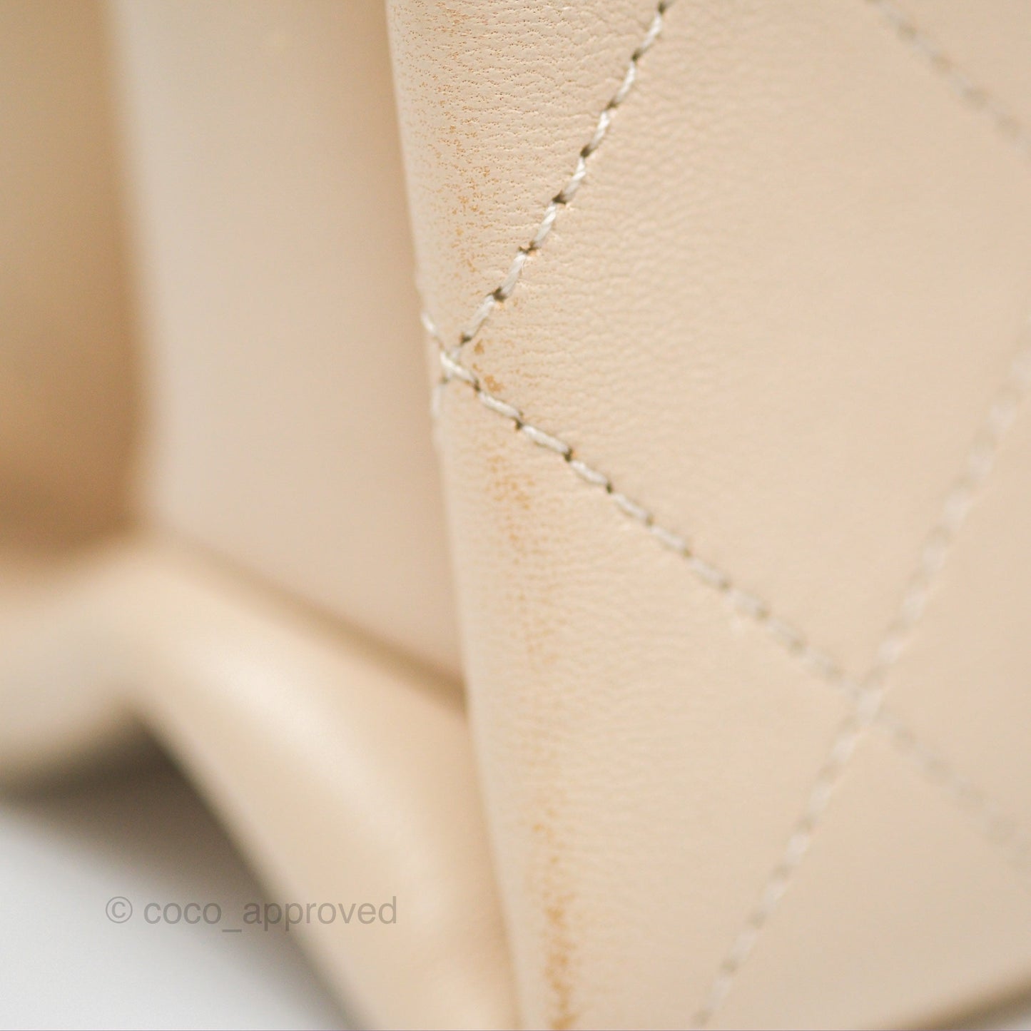Chanel Small Quilted Coco Luxe Flap Bag Light Beige Calfskin Aged Gold Hardware