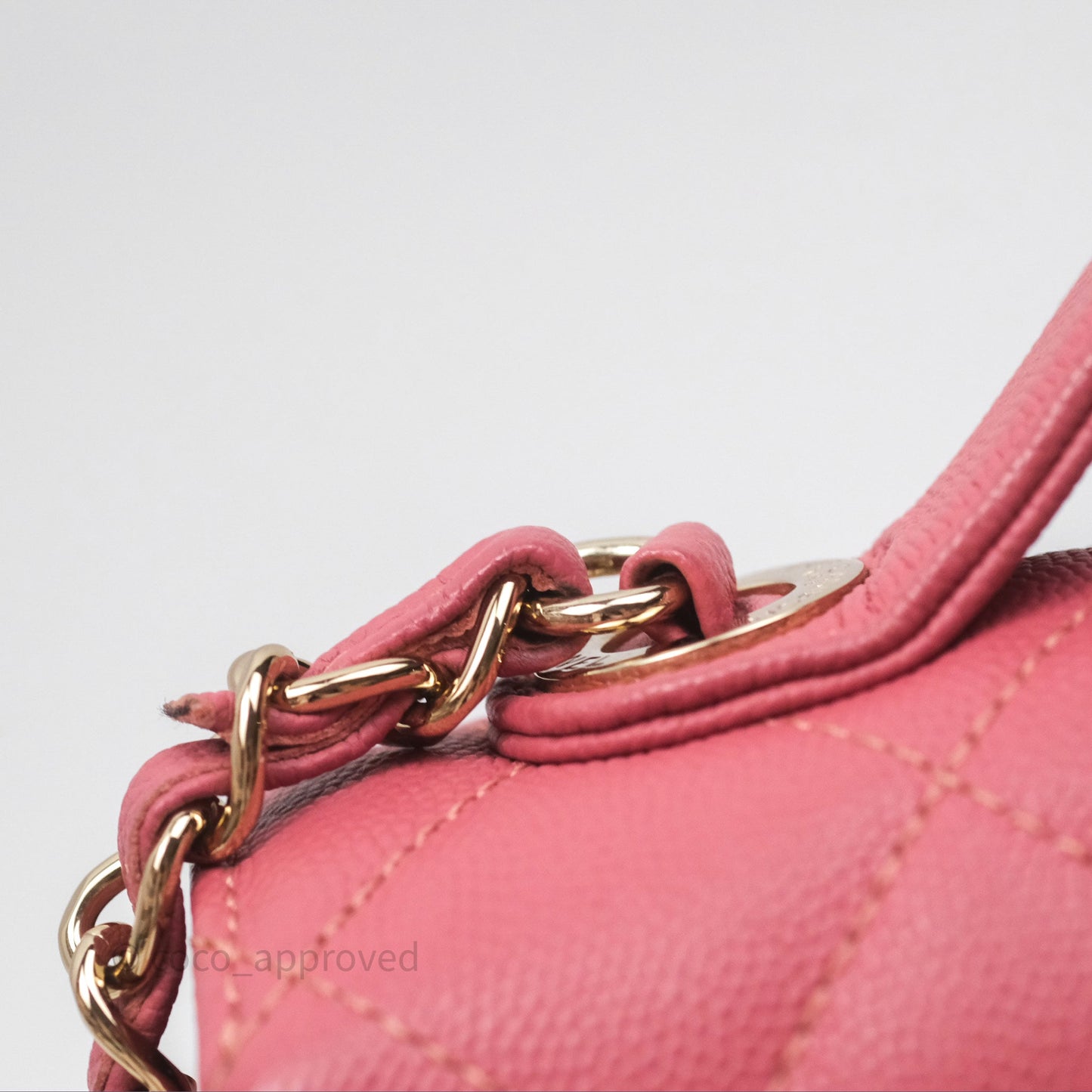 Chanel Quilted Medium Business Affinity Flap Rose Pink Caviar Gold Hardware
