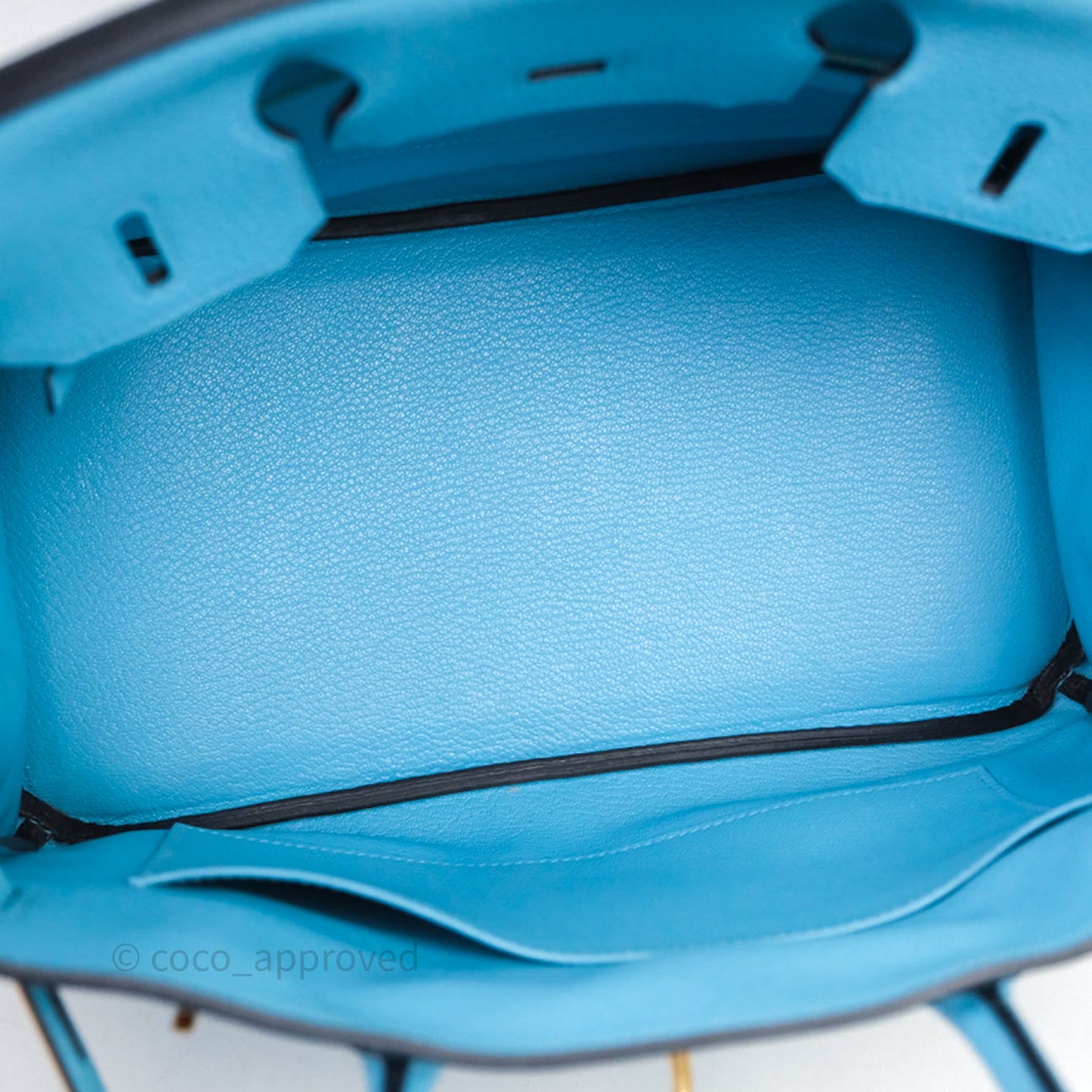 Hermès Birkin 30 Bleu De Nord P3 Togo Gold Hardware