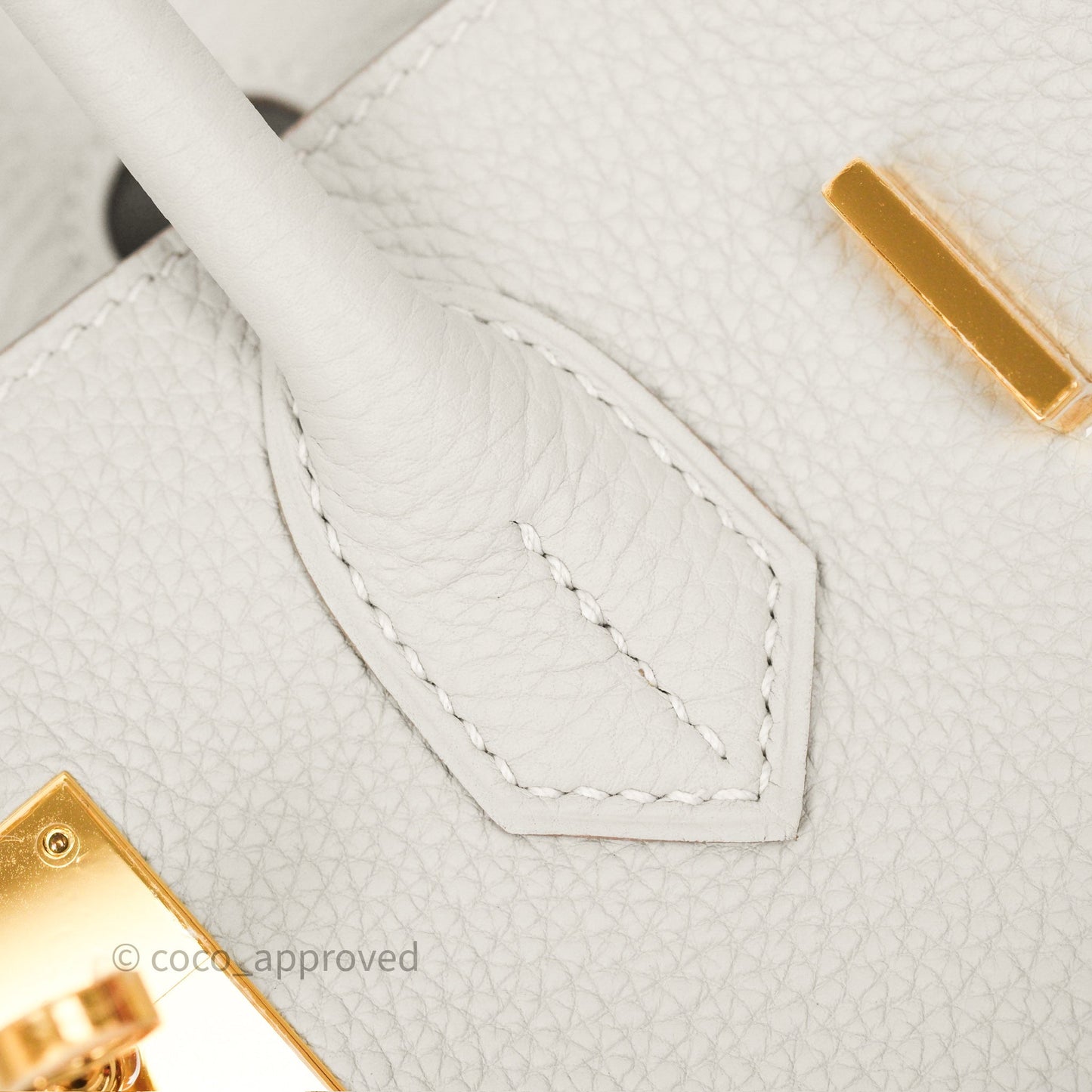 Hermès Birkin 30 Retourne Gris Perle 80 Togo Gold Hardware
