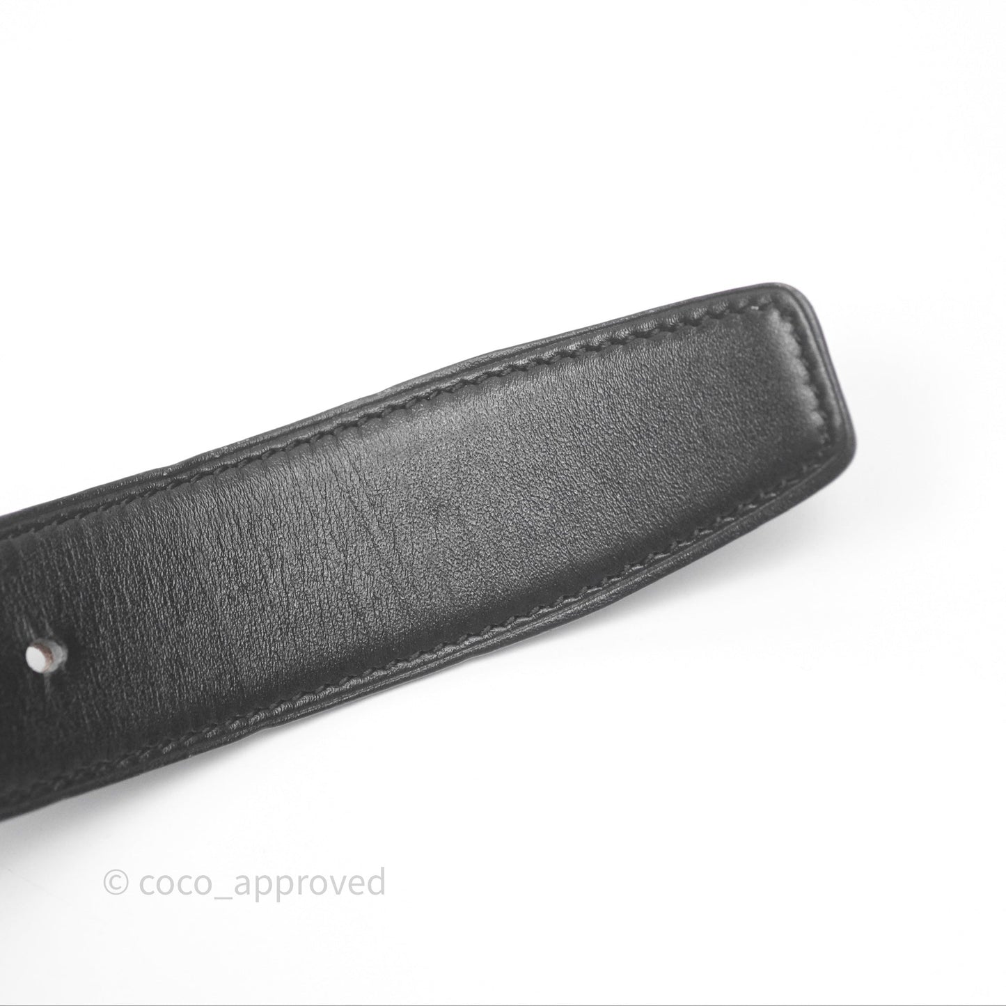 Hermès H Belt Buckle & Reversible Strap 32mm Etoupe/ Noir Palladium Hardware