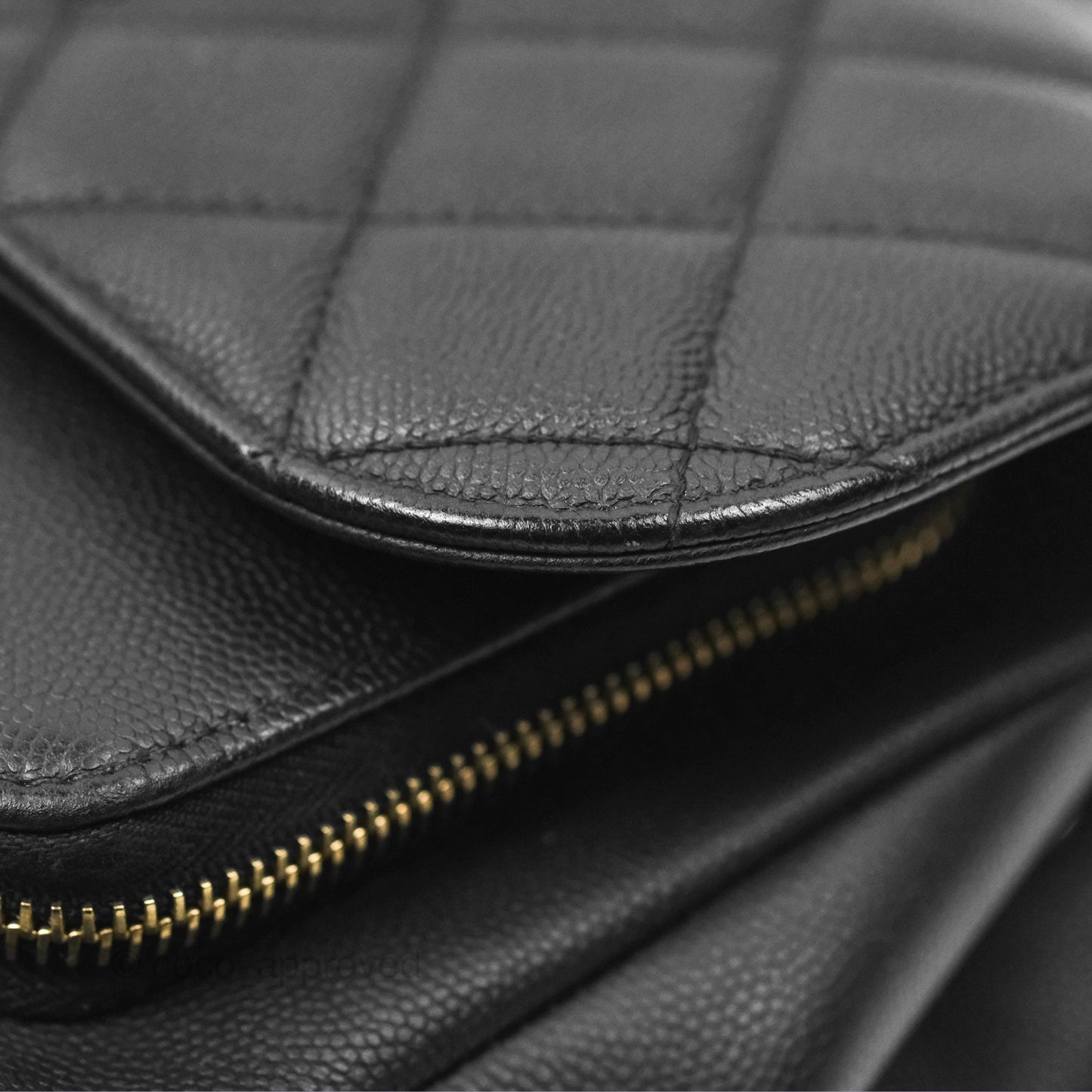Chanel Quilted Medium Business Affinity Flap Matte Black Caviar Gold Hardware