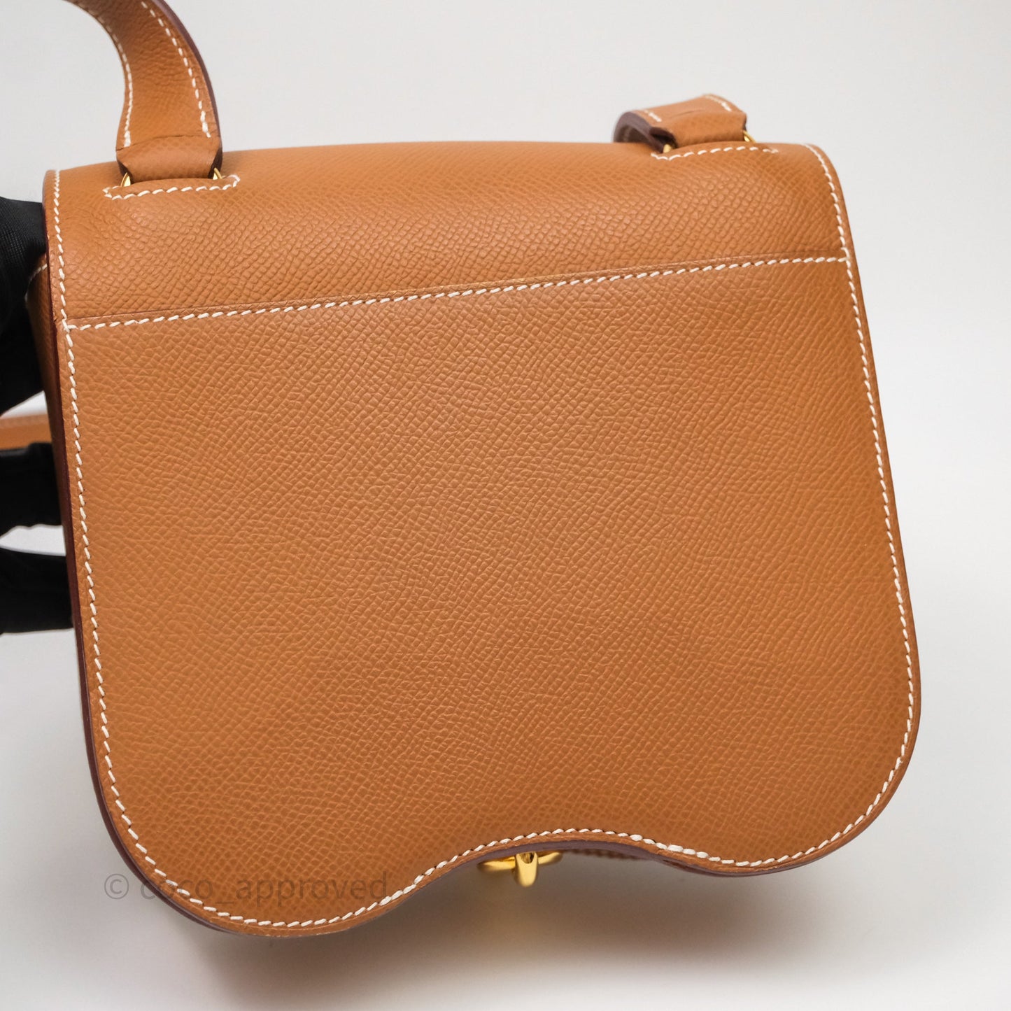 Hermès Della Cavalleria Mini Bag Gold 37 Epsom Gold Hardware