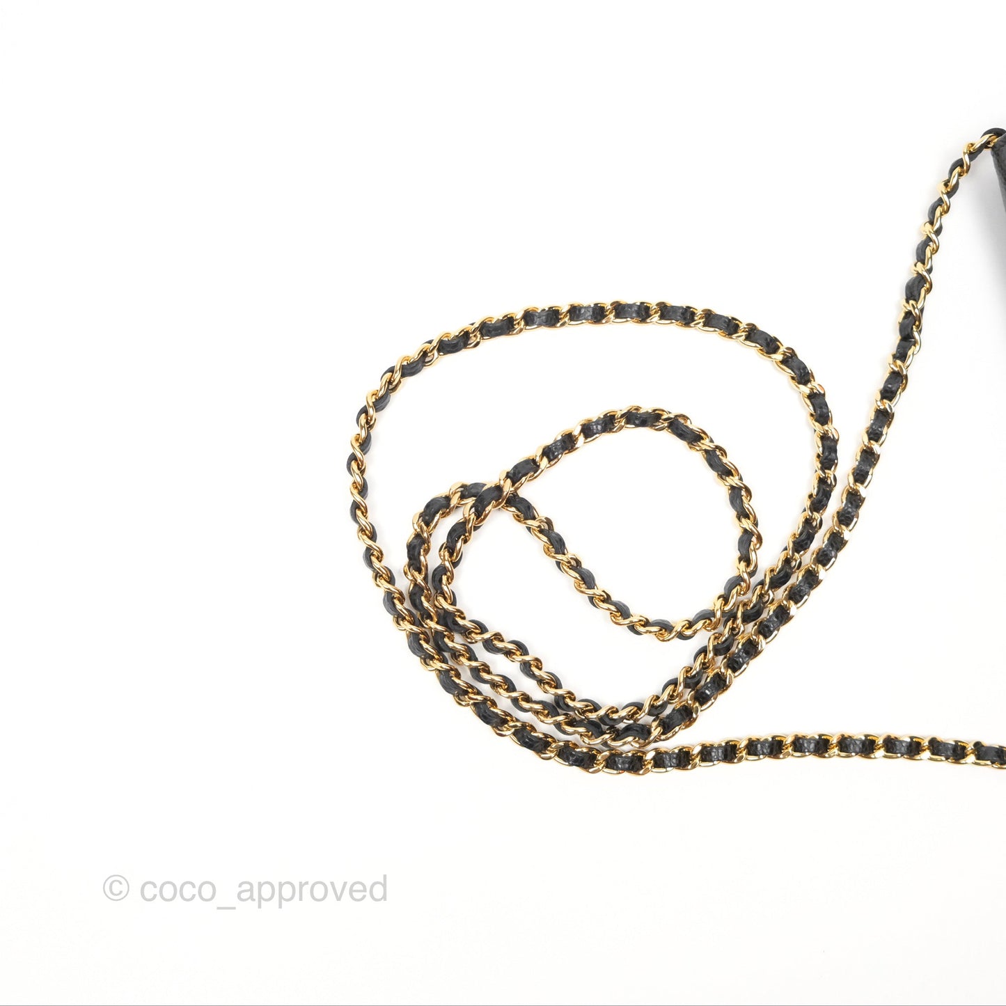 Chanel Quilted Classic Wallet On Chain WOC Black Caviar Gold Hardware