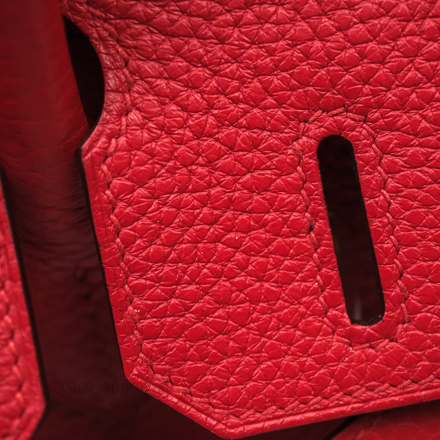 Hermes Birkin 30 Rouge Togo Gold Hardware