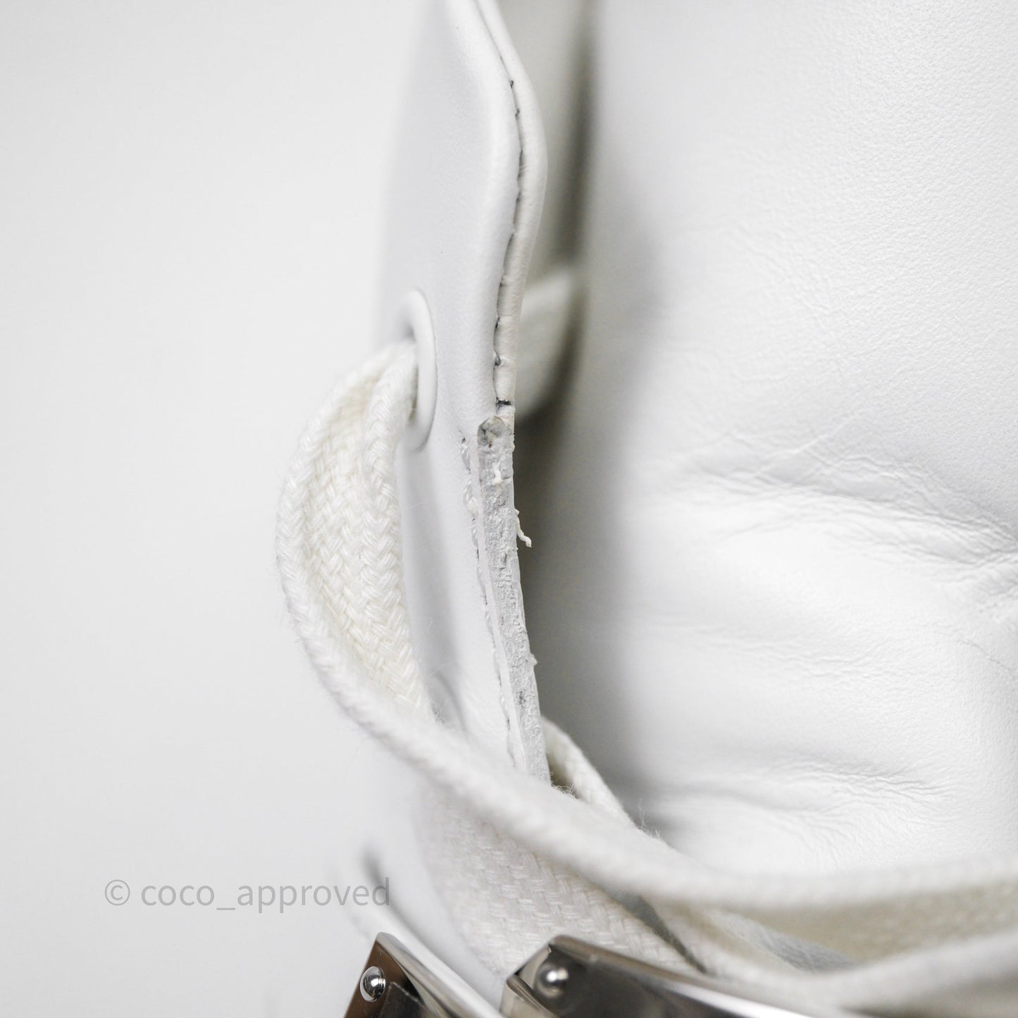 Hermès Daydream High-Top White Sneakers Kelly Buckle Size 40