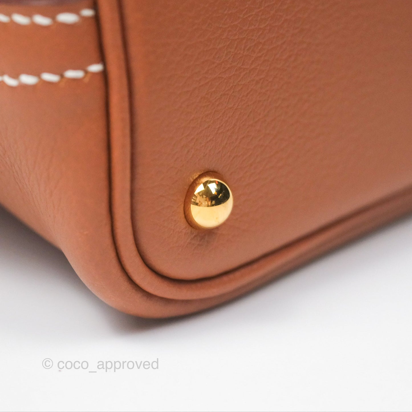 Hermès Bolide Mini 1923 Gold Evercolor Gold Hardware