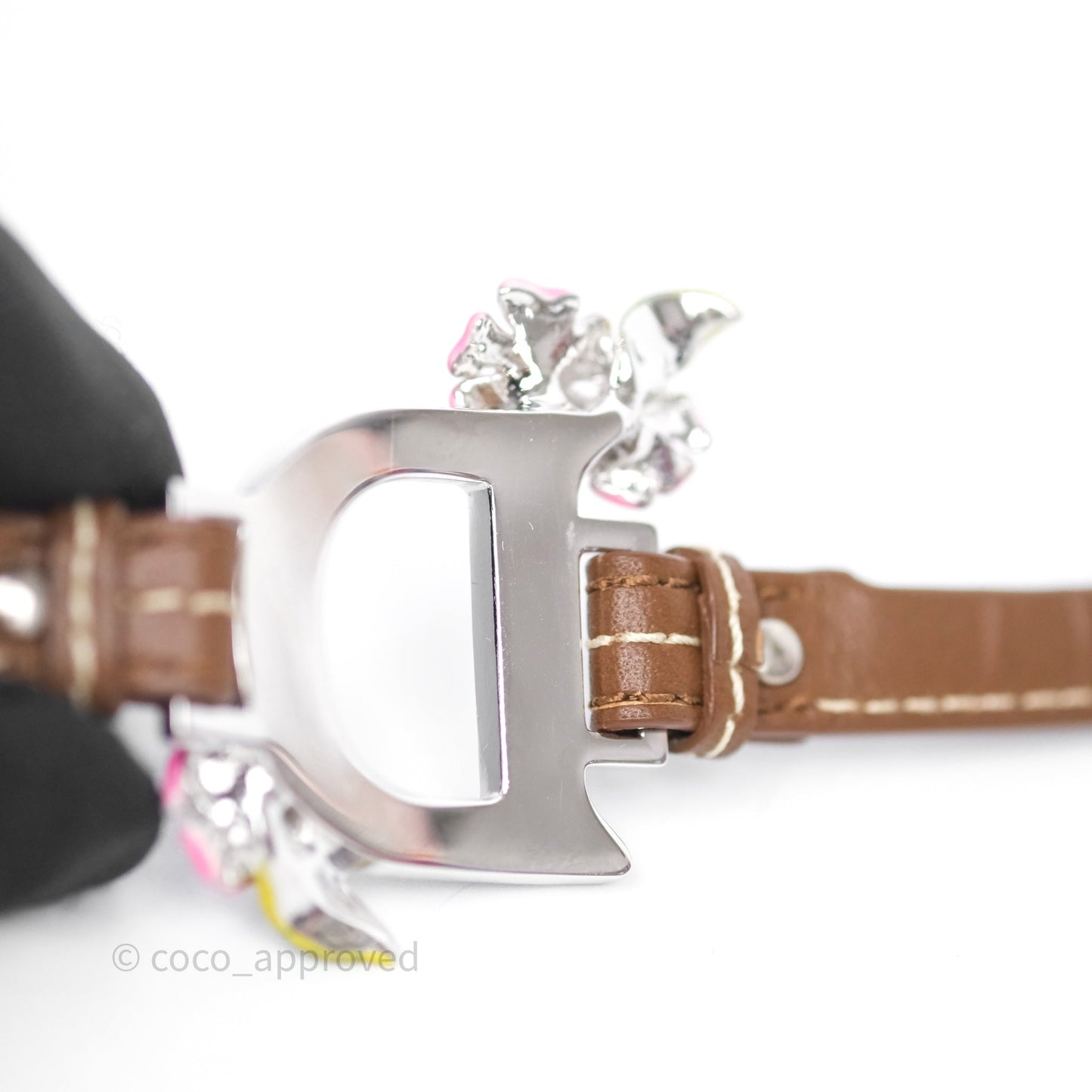 Christian Dior Flower Brown Bracelet