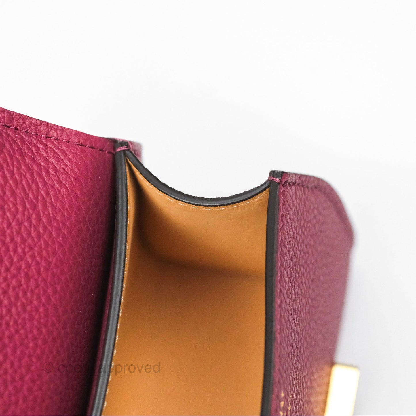Moynat Réjane Nano Litchi Taurillon Blush Leather