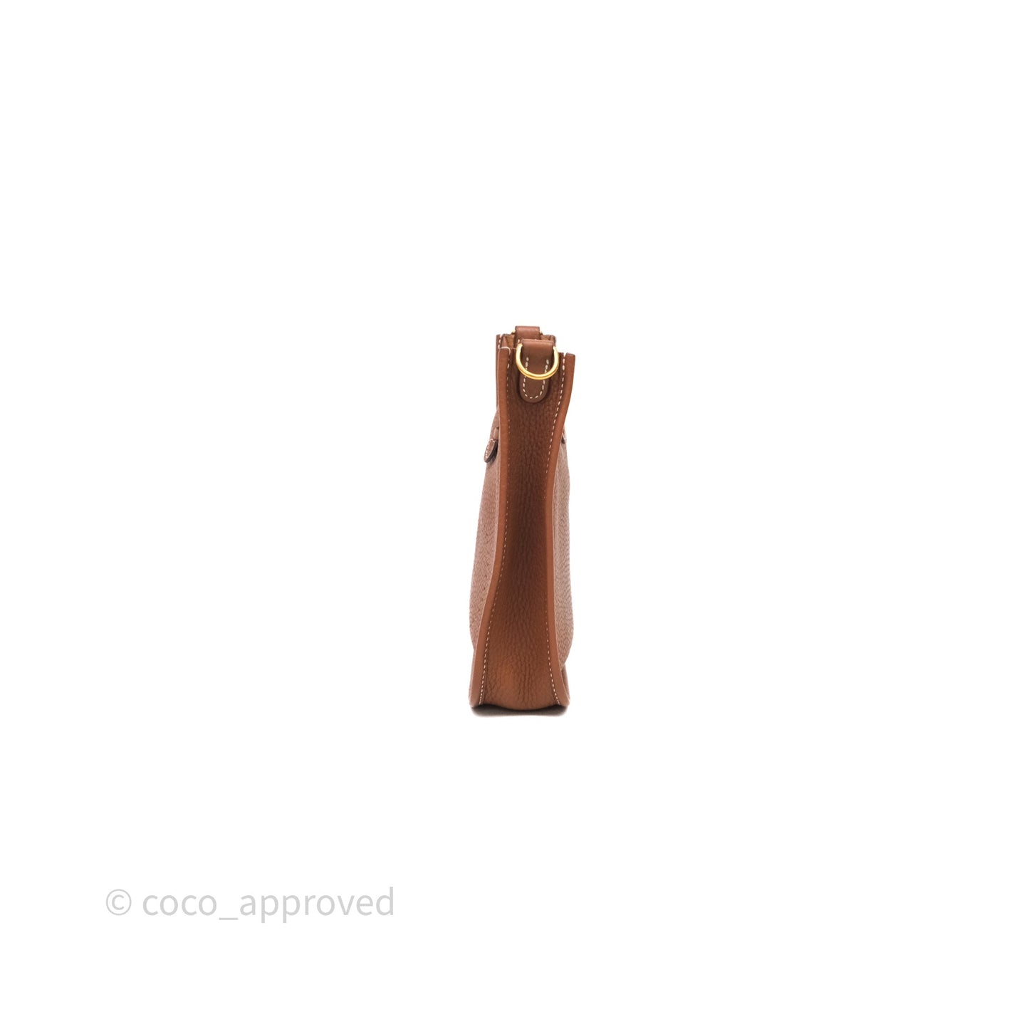 Hermès Mini Evelyne 16 Gold Clemence Gold Hardware