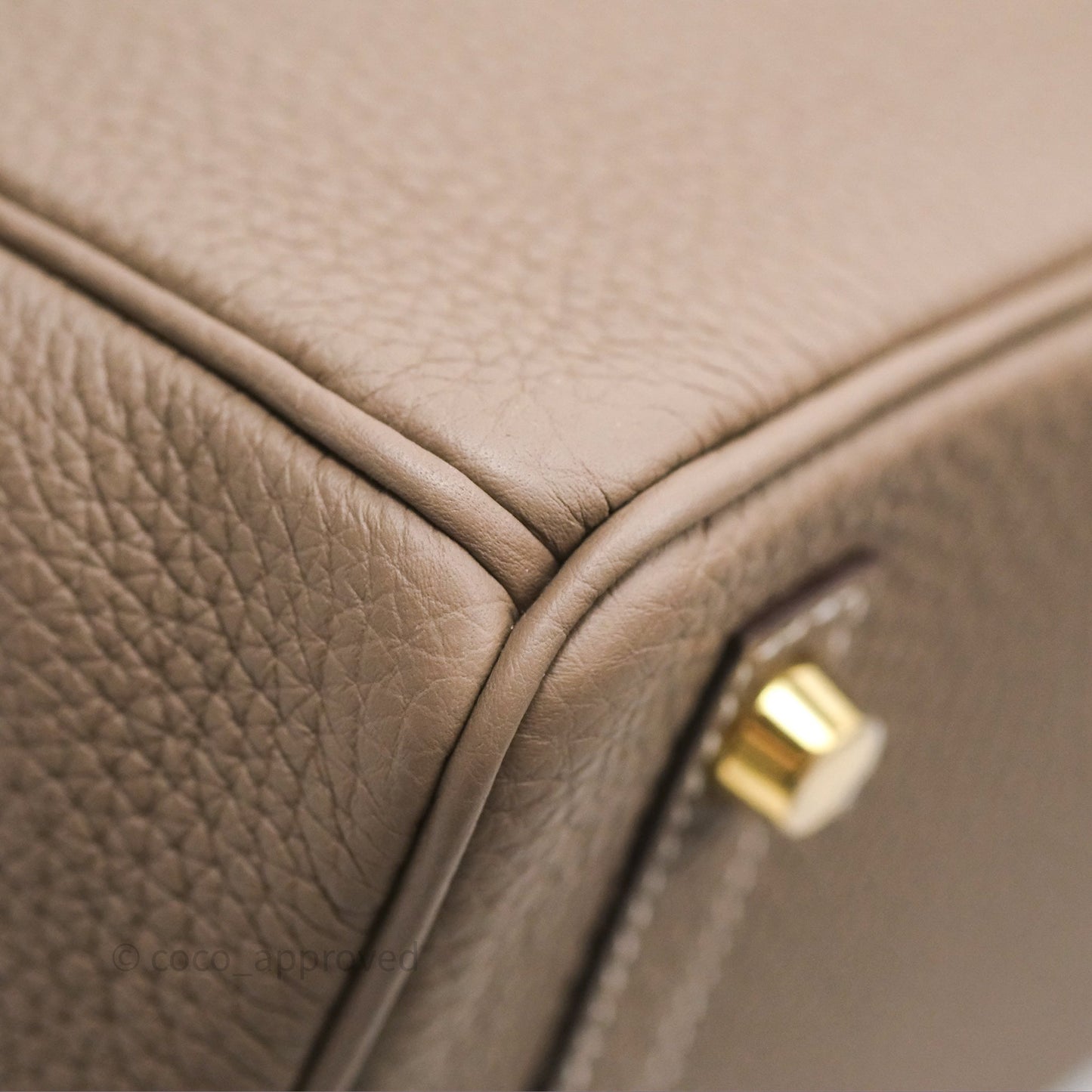 Hermès Birkin 30 Retourne Etoupe 18 Togo Gold Hardware