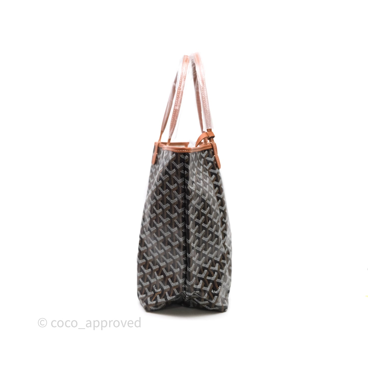 Goyard St Louis Tote PM Tan Black