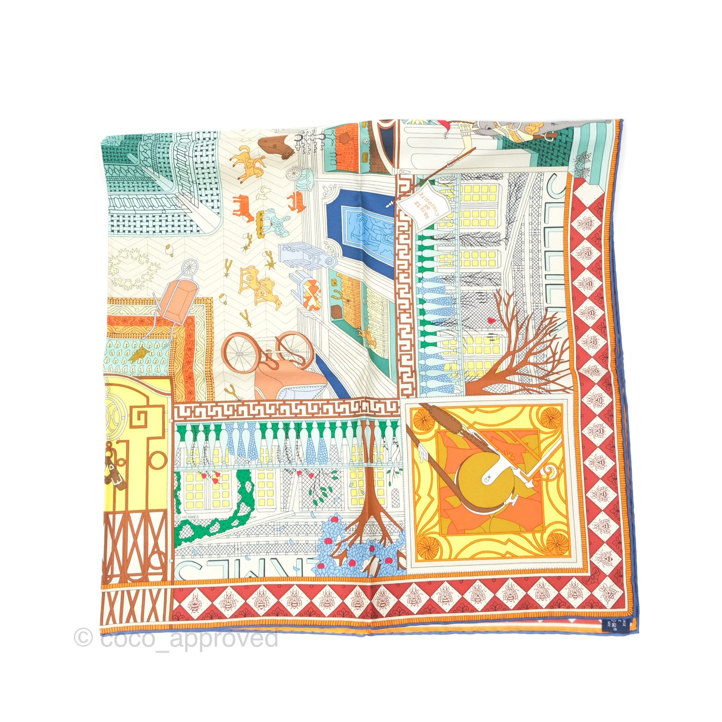 Hermès Objets de Curiosite Scarf 90