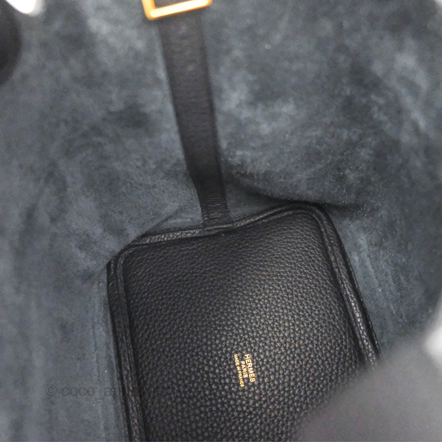 Hermès Picotin Lock 18 Black Noir 89 Taurillon Clemence Gold Hardware