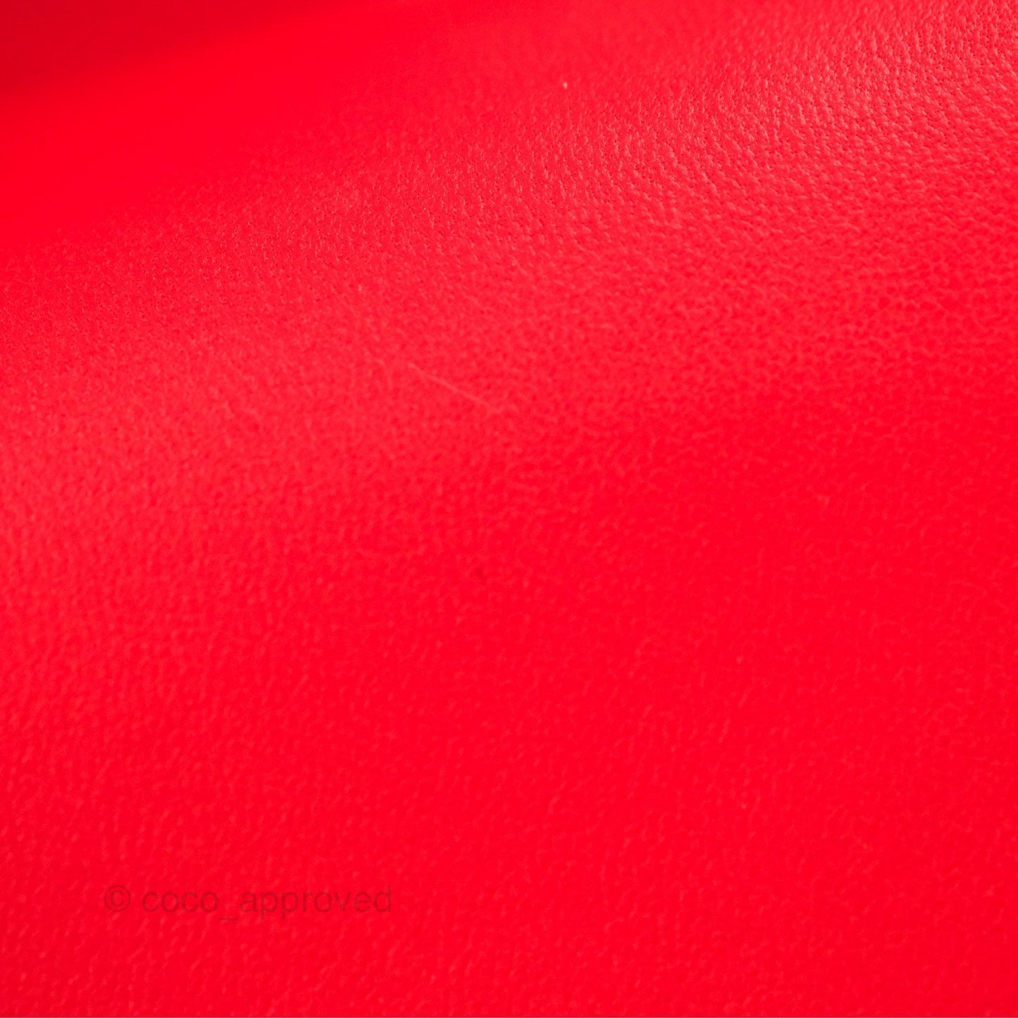 Chanel Classic M/L Medium Flap Quilted Red Lambskin Gold Hardware