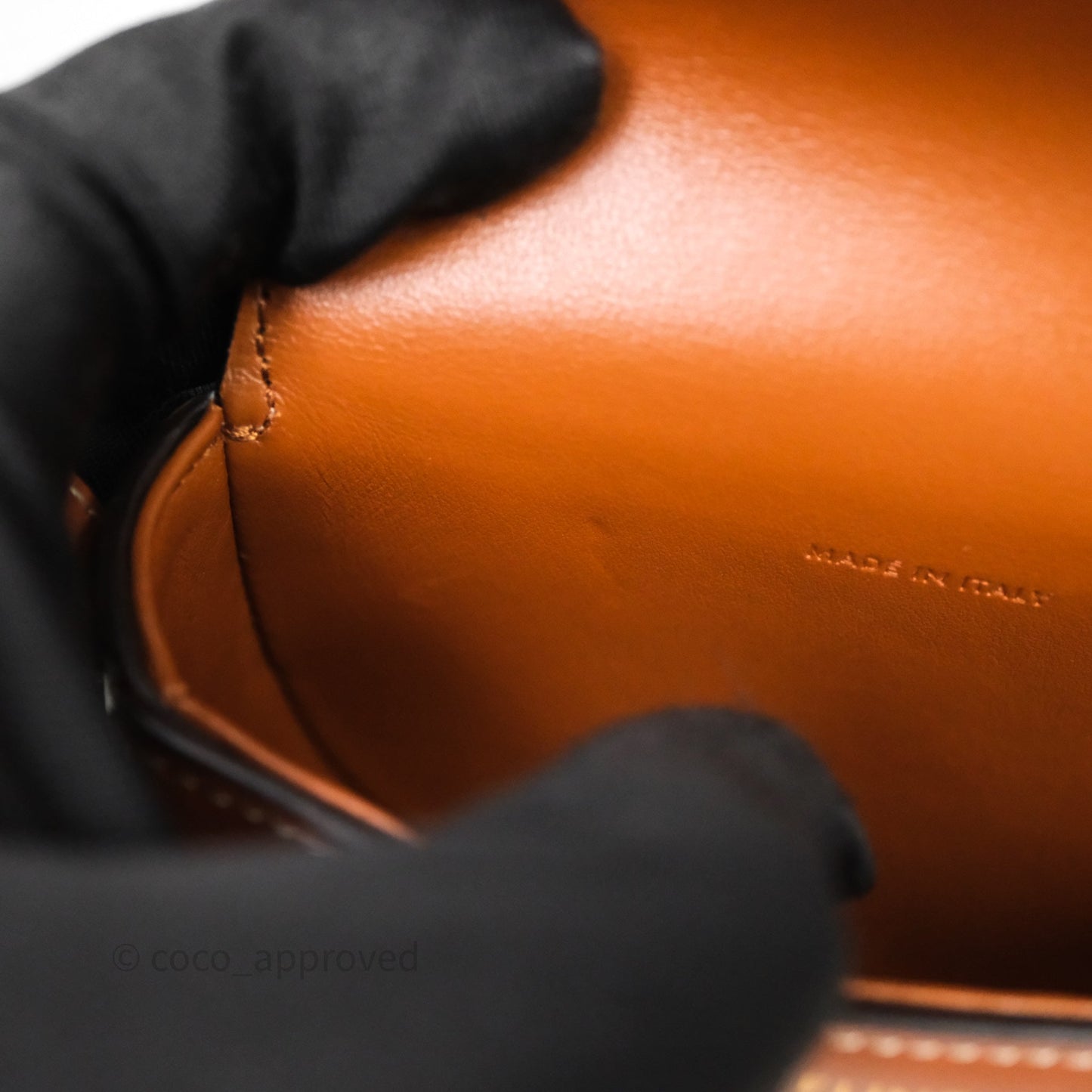 Celine Mini Besace Cuir Triomphe Tan Smooth Calfskin