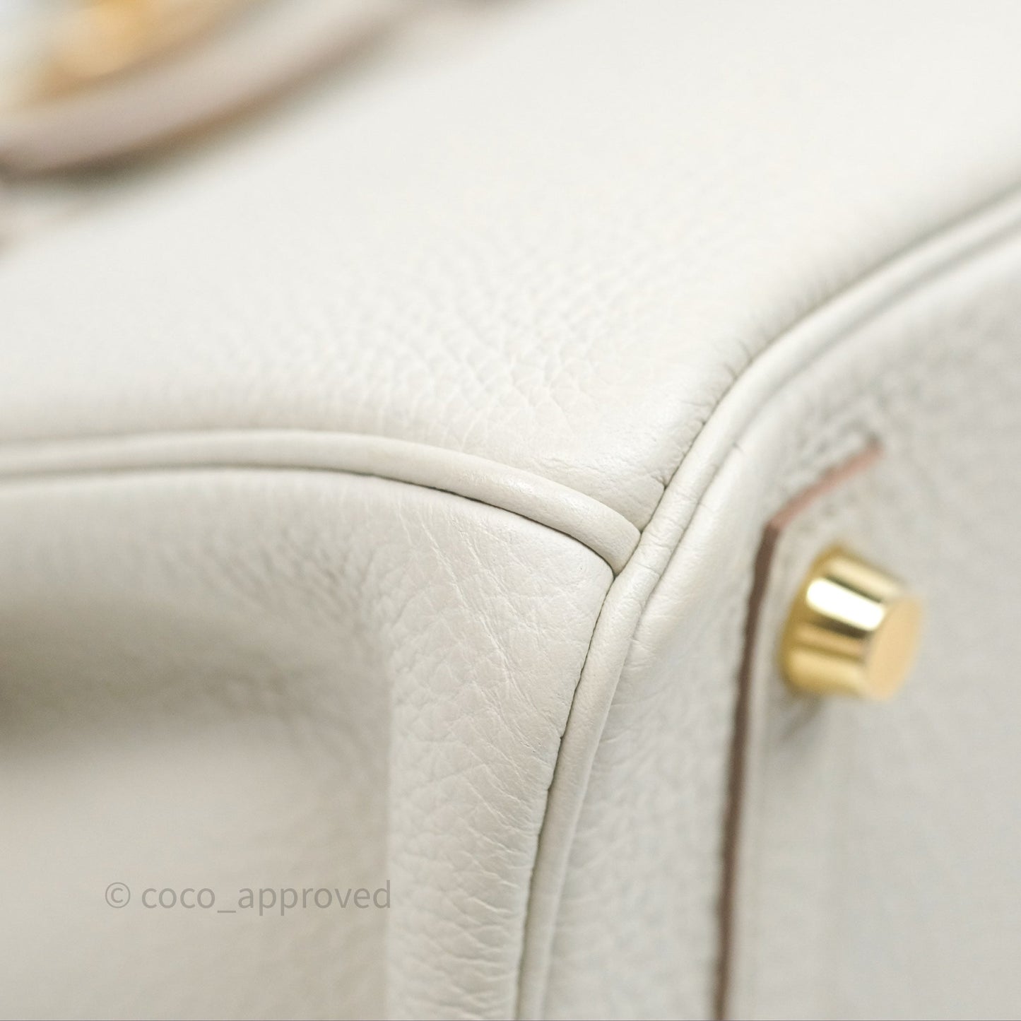Hermès Birkin 25 Retourne Beton Togo Gold Hardware