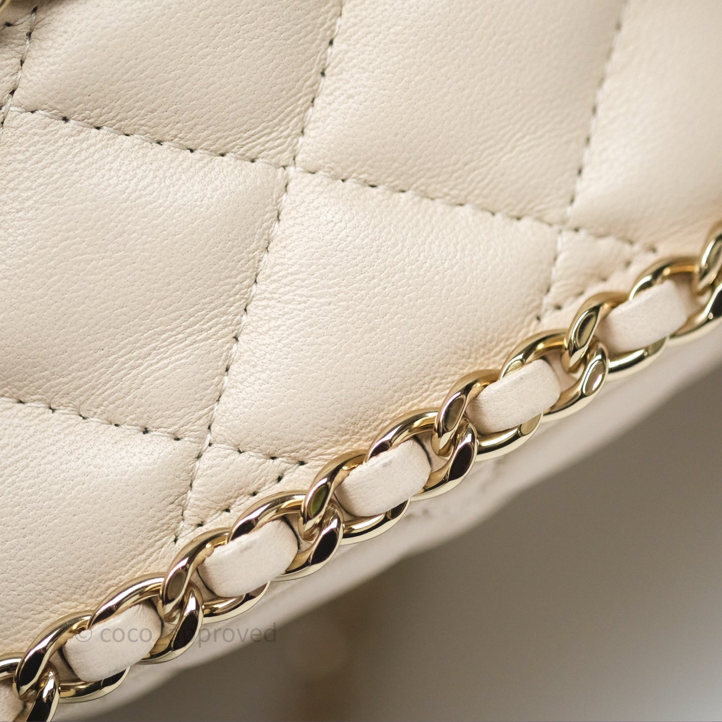 Chanel Small Hobo Bag Light Beige Lambskin Gold Hardware 23P