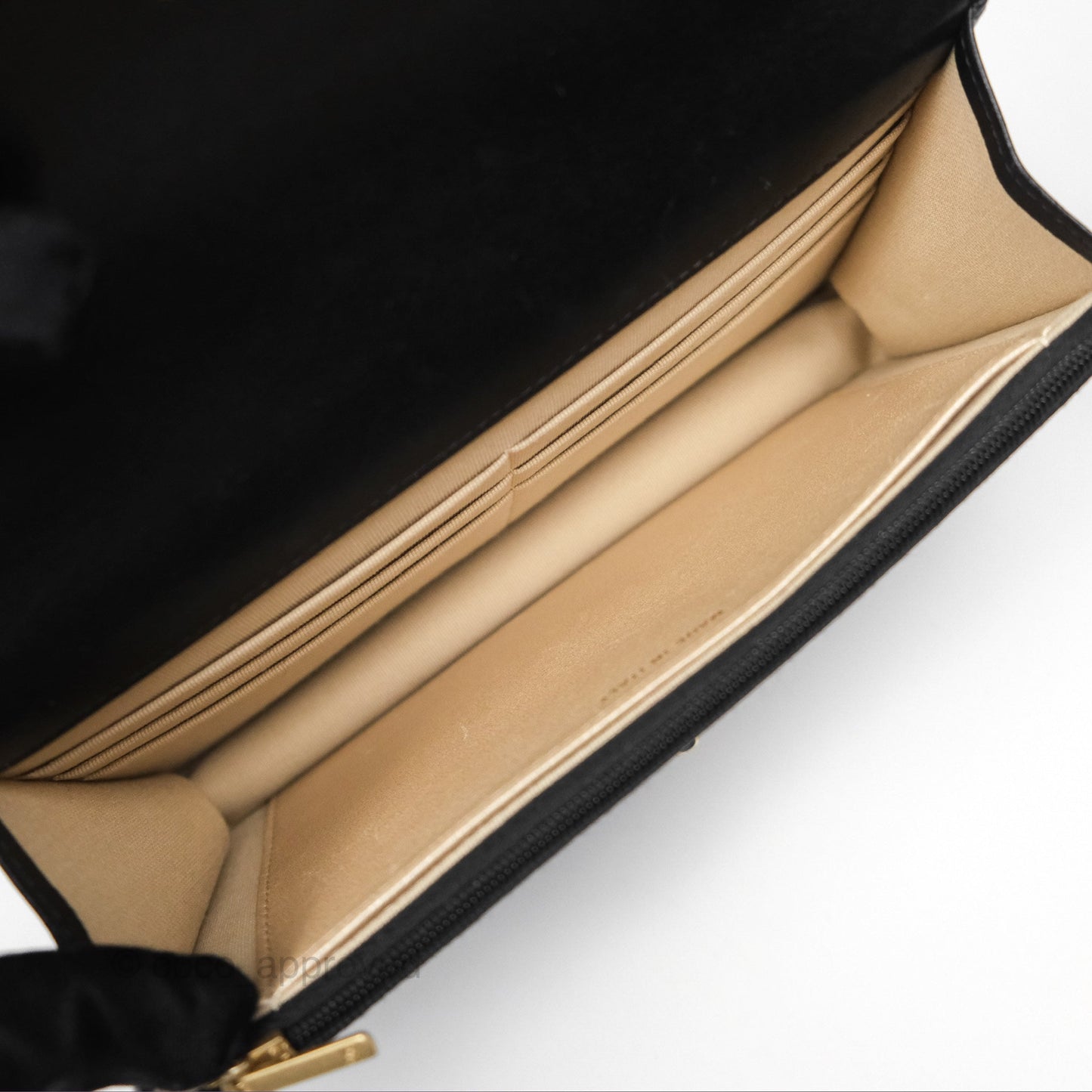 Chanel Quilted Dynasty Wallet on Chain WOC Black Shiny Lambskin Gold Hardware