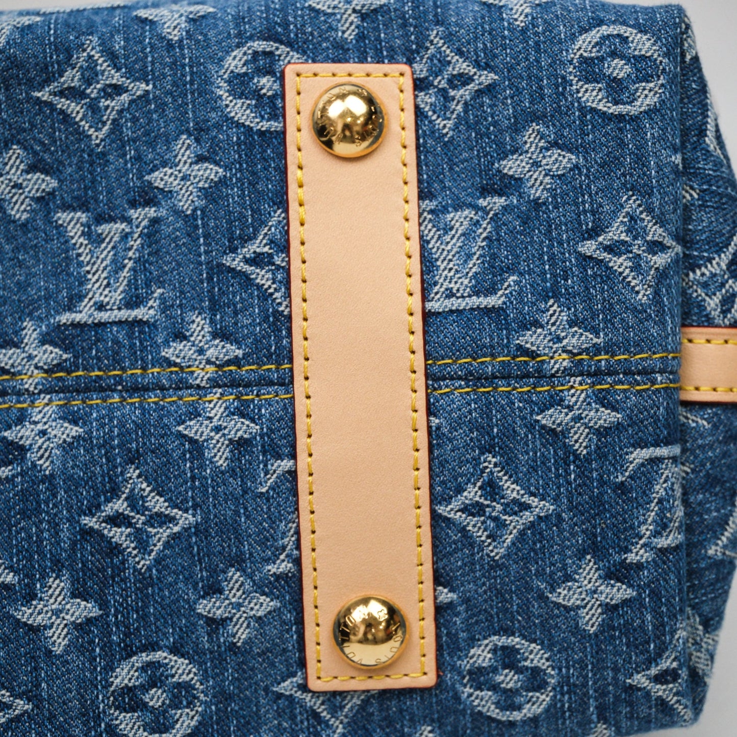 Louis Vuitton CarryAll MM Denim Blue Monogram