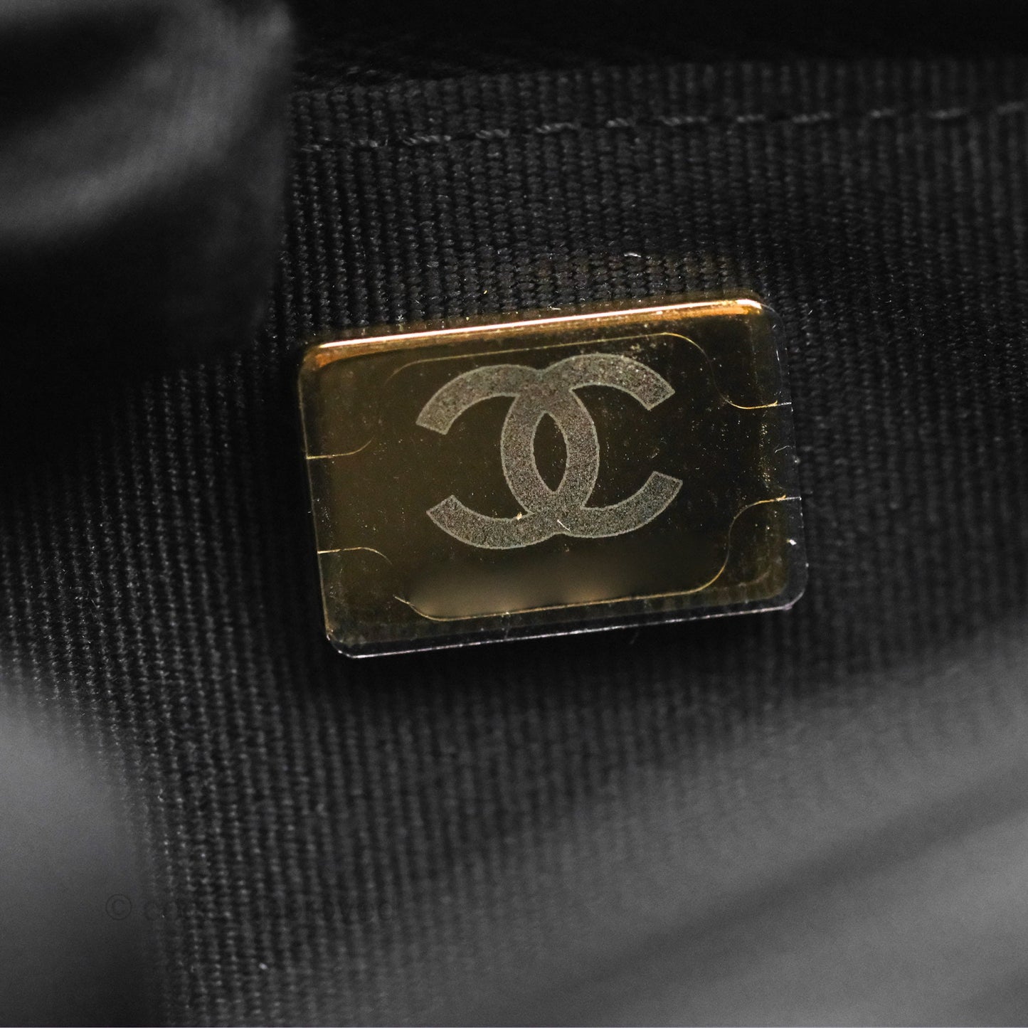 Chanel Camellia Handle WOC with Chain Black Lambskin 23K