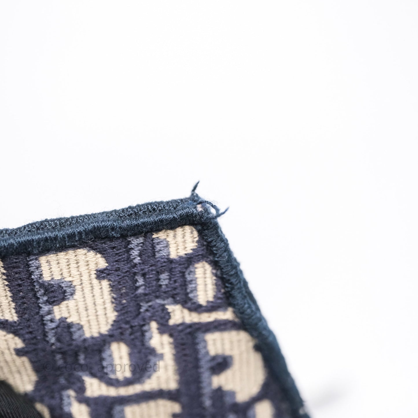 Christian Dior Medium DiorCamp Messenger Bag Oblique Embroidery Blue