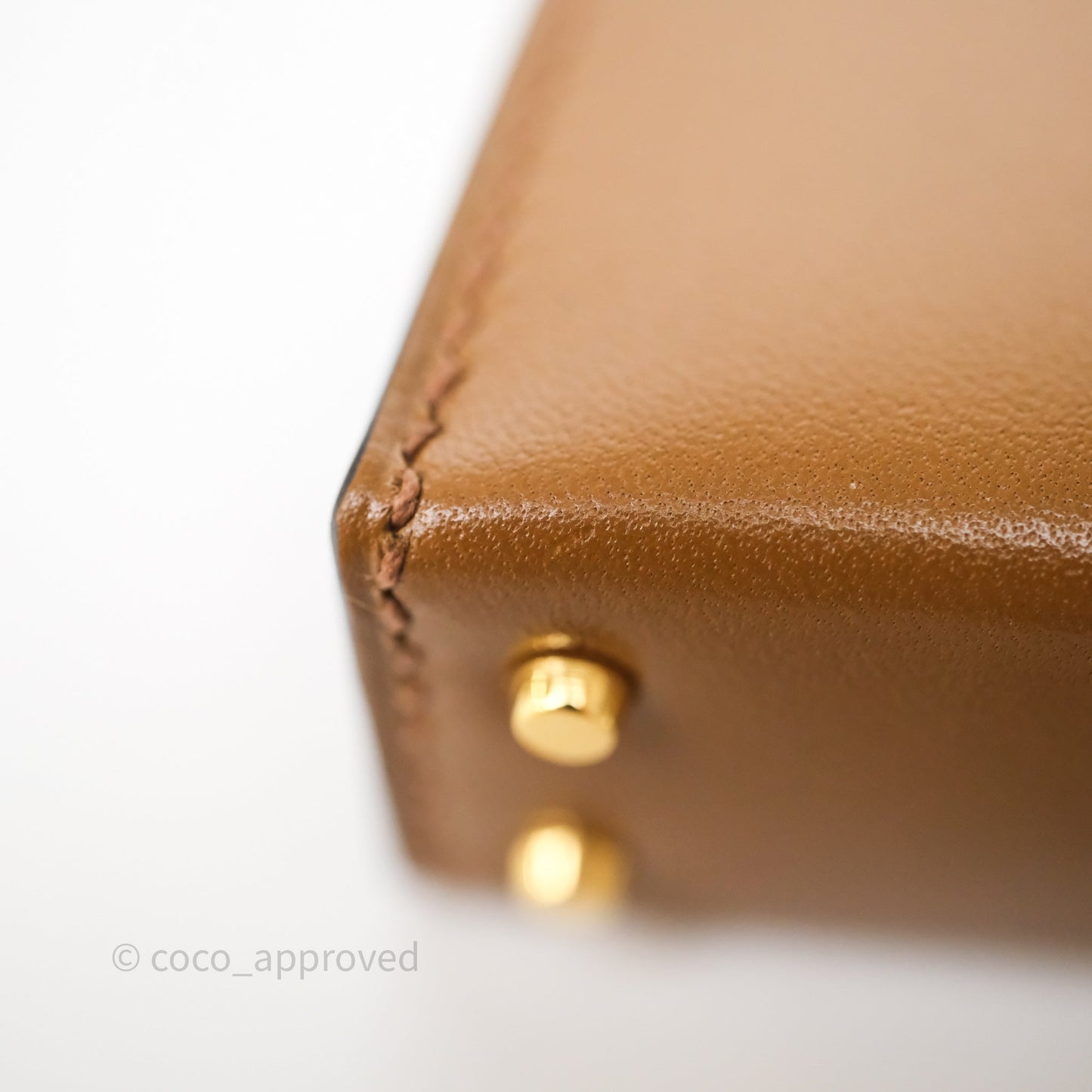 Hermes Mini Kelly Twilly Bag Charm Alezan 3G Tadelakt