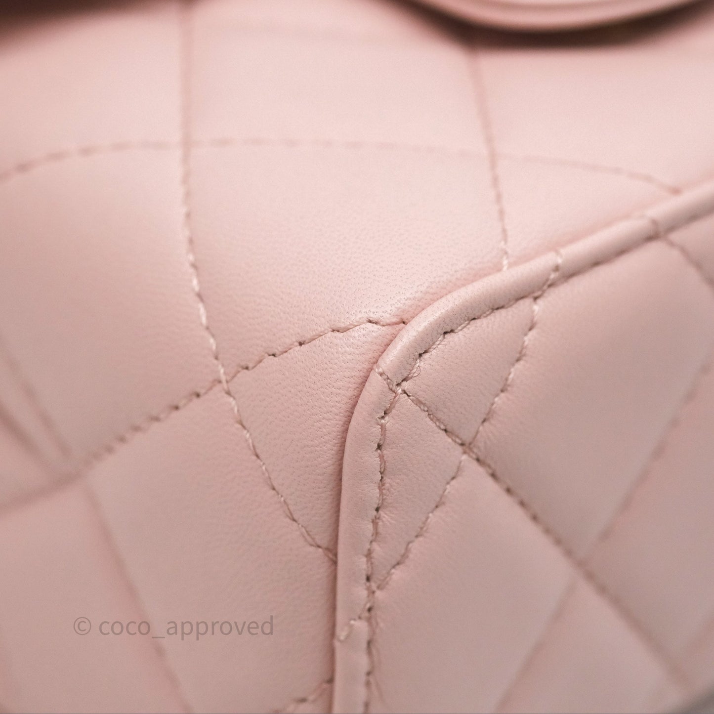 Chanel Top Handle Flap Bag Pink Lambskin Aged Gold Hardware 23S