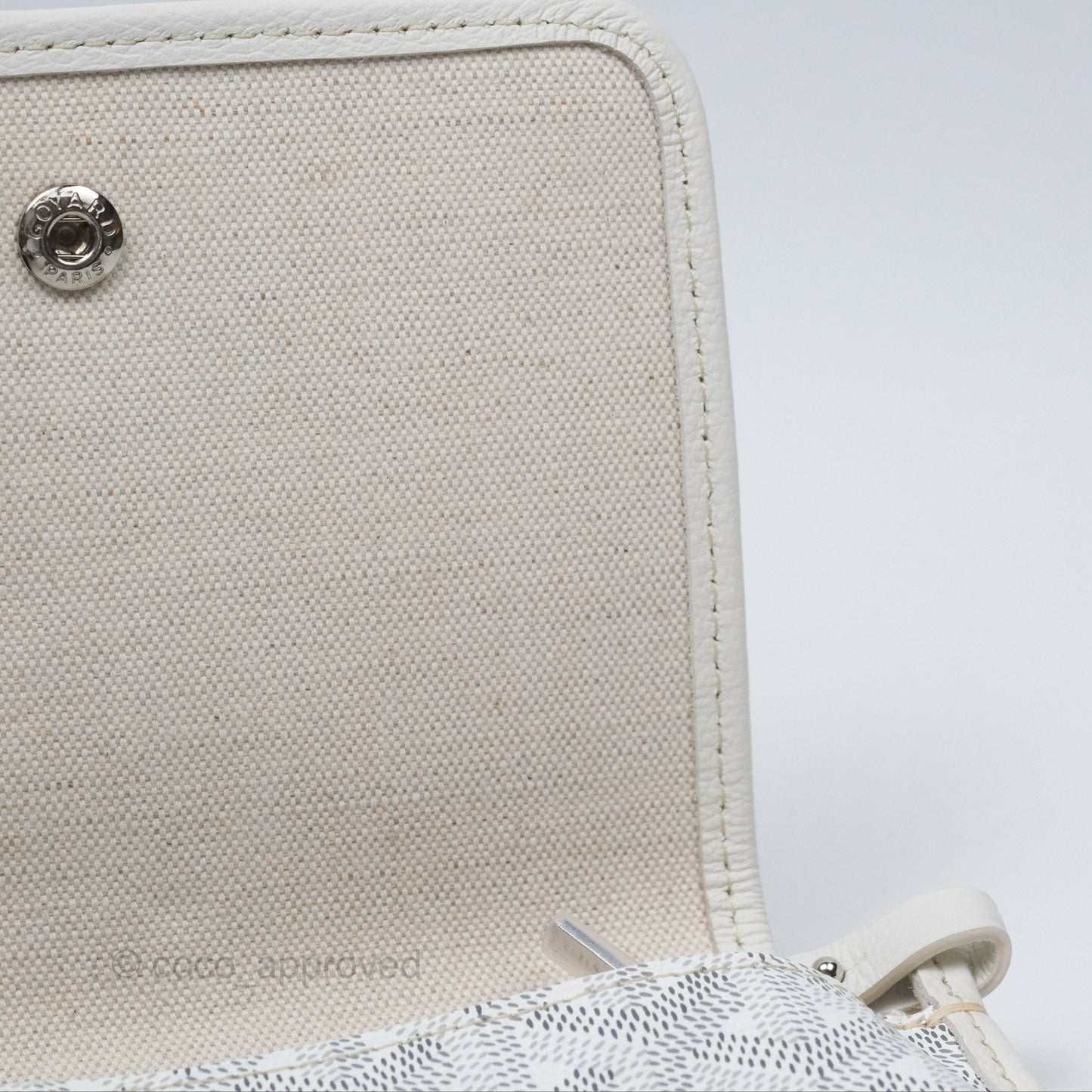 Goyard Plumet Pocket Wallet White