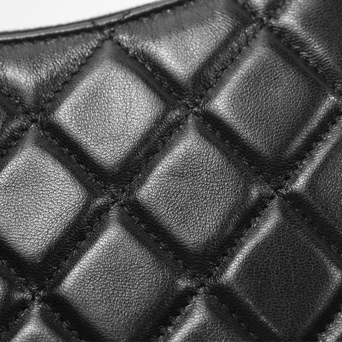 Chanel Chain Around Hobo Bag Black Lambskin Aged Gold Hardware 23B
