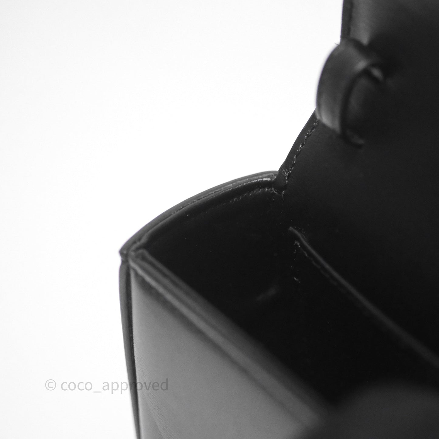 Celine Mini Claude Triomphe Bag Black Shiny Calfskin