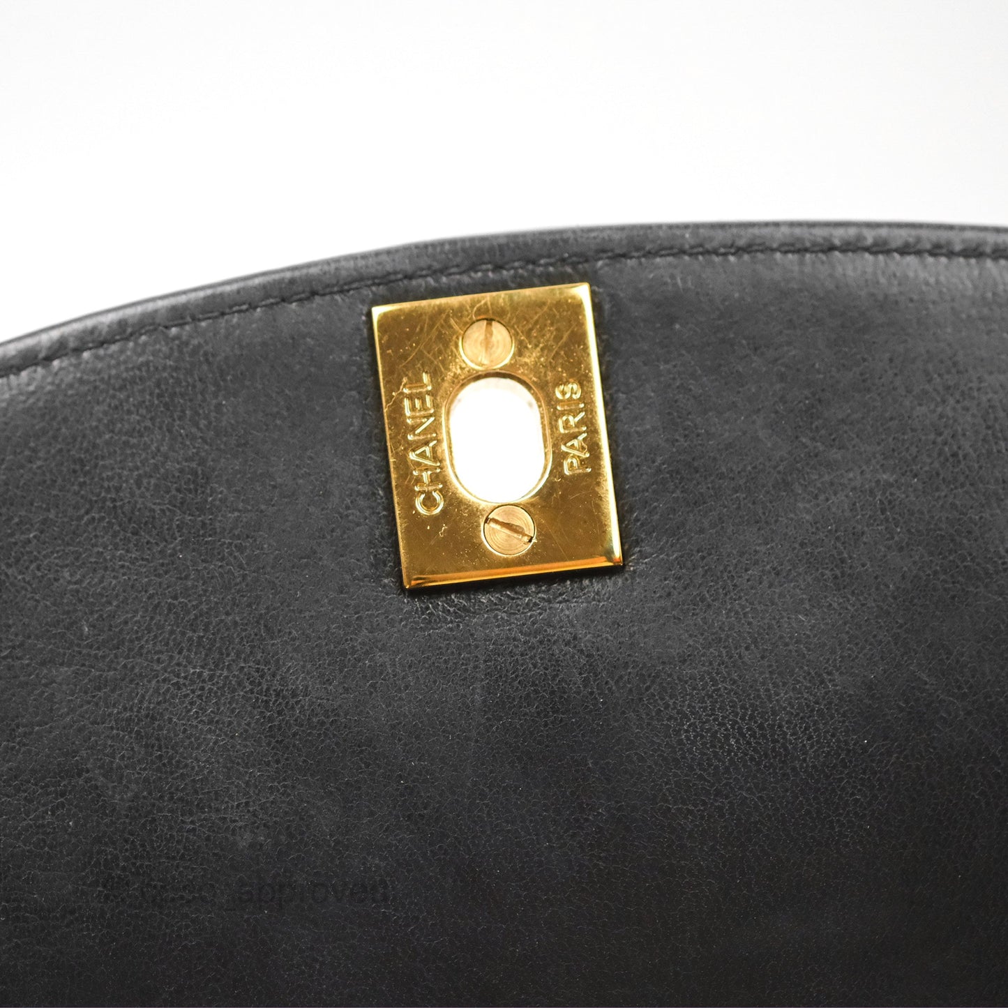 Chanel Vintage Small Quilted Classic Diana Flap Bag Black Lambskin 24K Gold Hardware