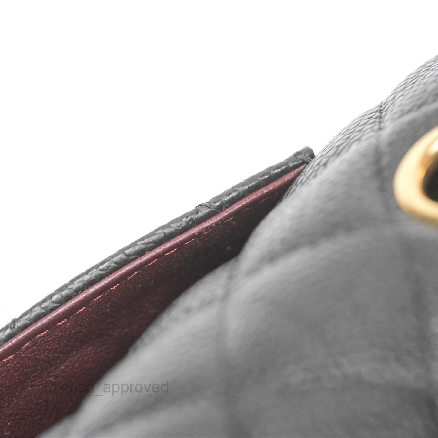 Chanel Small Classic Flap Quilted Black Caviar Gold Hardware