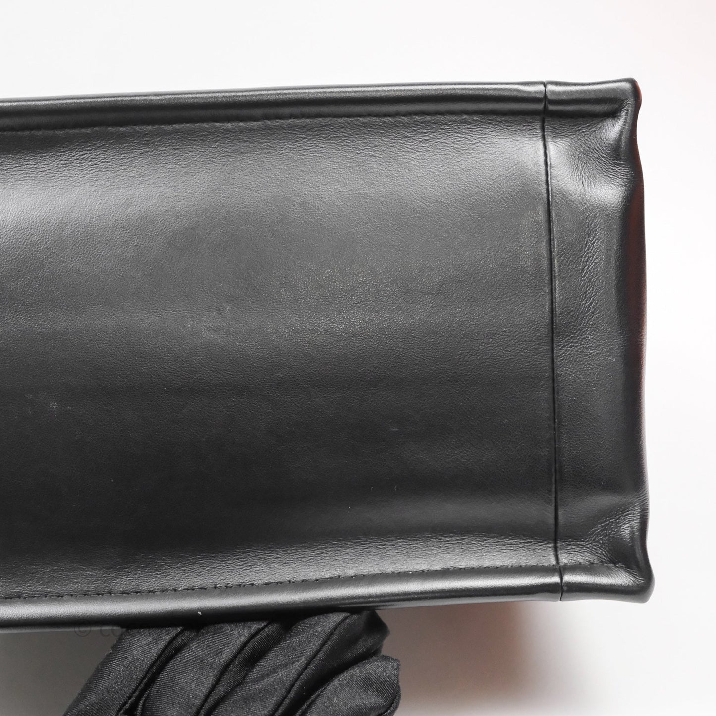 Christian Dior Small Dior Book Tote Black Macrocannage Calfskin Gold Hardware