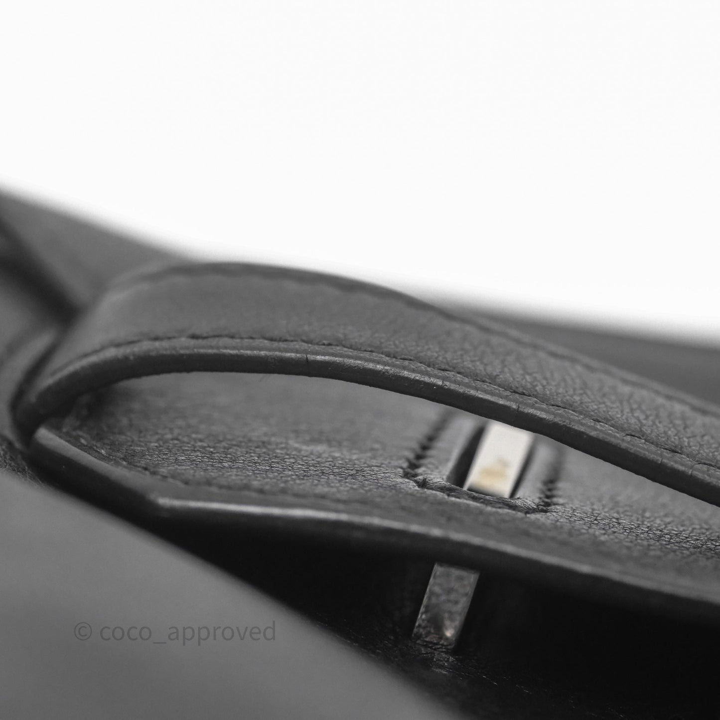 Hermès Birkin 30 Noir 89 Evergrain Palladium Hardware