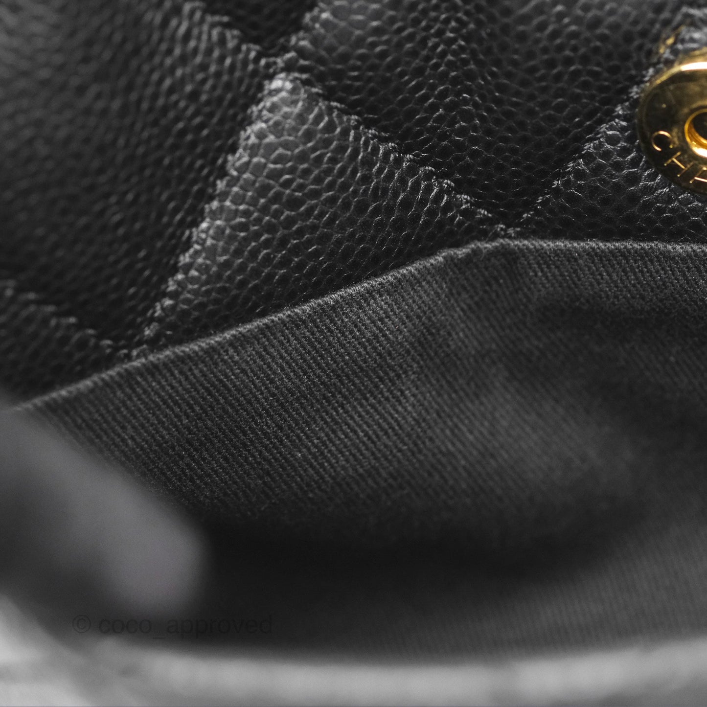 Chanel Quilted Caviar Leather Timeless CC Soft Shopping Tote Bag Black