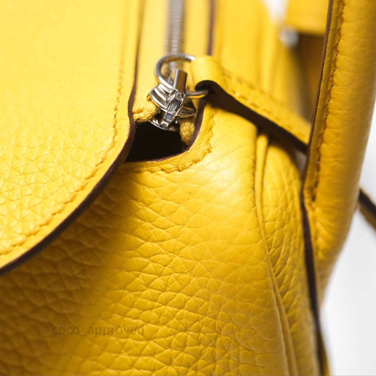 Hermès Mini Lindy 20 Sun B4 Clemence Palladium Hardware
