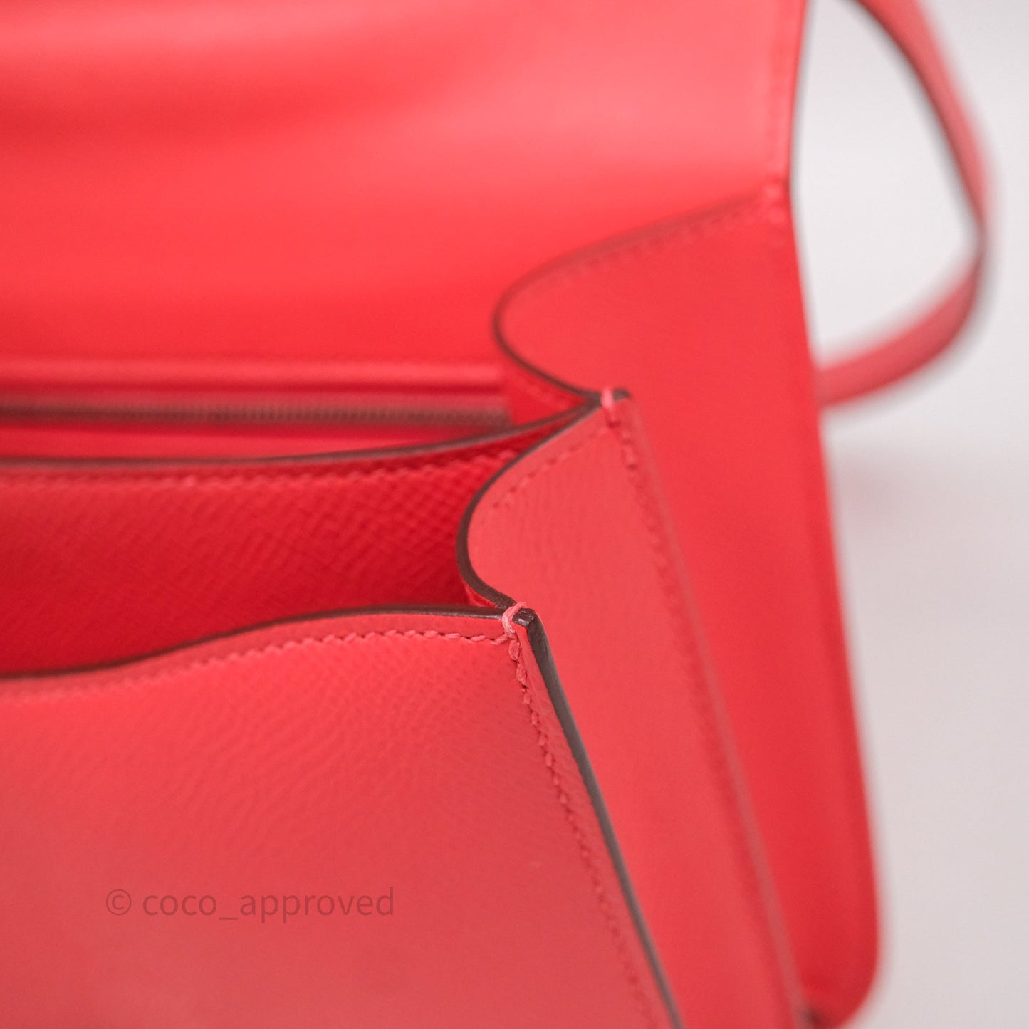 Hermès Constance 24 Rose Jaipur T5 Epsom Palladium Hardware