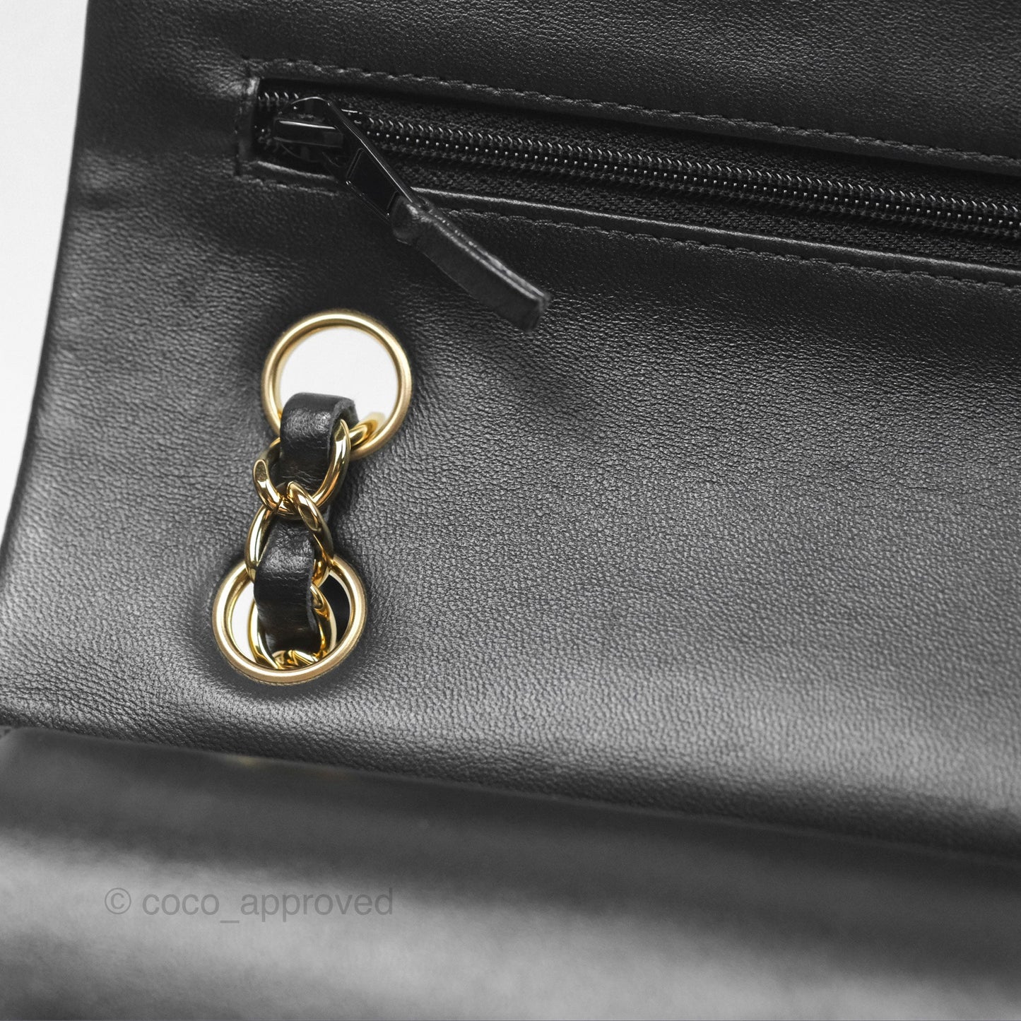 Chanel Small S/M Classic Flap Black Lambskin Gold Hardware