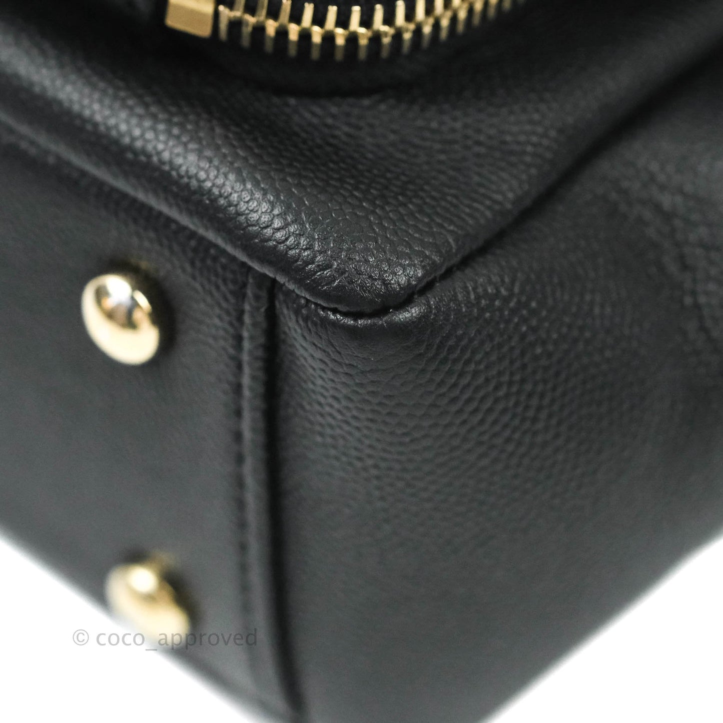 Chanel Quilted Small Business Affinity Flap Black Caviar Gold Hardware