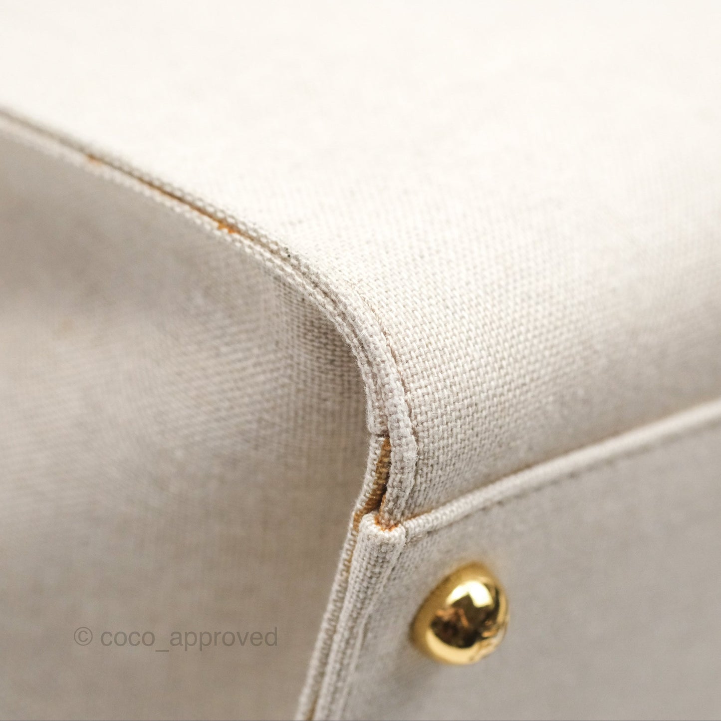 Fendi Sunshine Medium Tote Beige Fabric