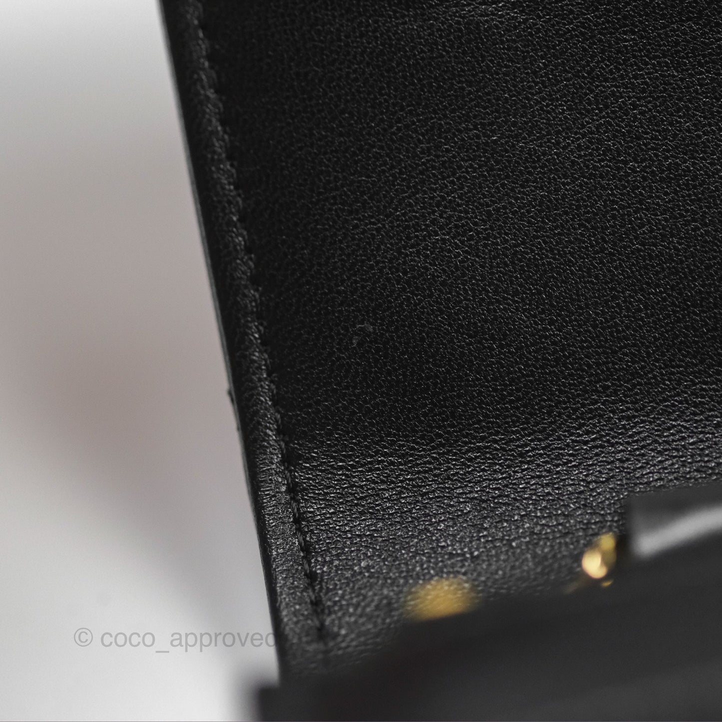 Chanel Quilted Classic Wallet on Chain WOC Black Lambskin Gold Hardware