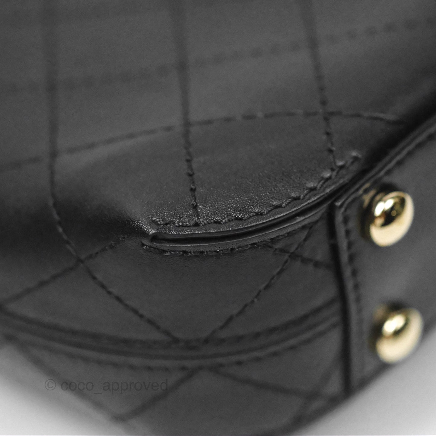 Chanel Calfskin Stitched Small Flap Bag Black