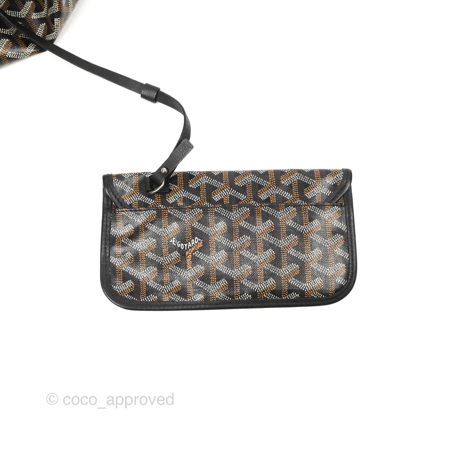 Goyard Saint Louis Black Goyardine Canvas PM⁣⁣⁣⁣⁣⁣⁣⁣⁣⁣⁣⁣⁣⁣⁣⁣⁣⁣⁣⁣