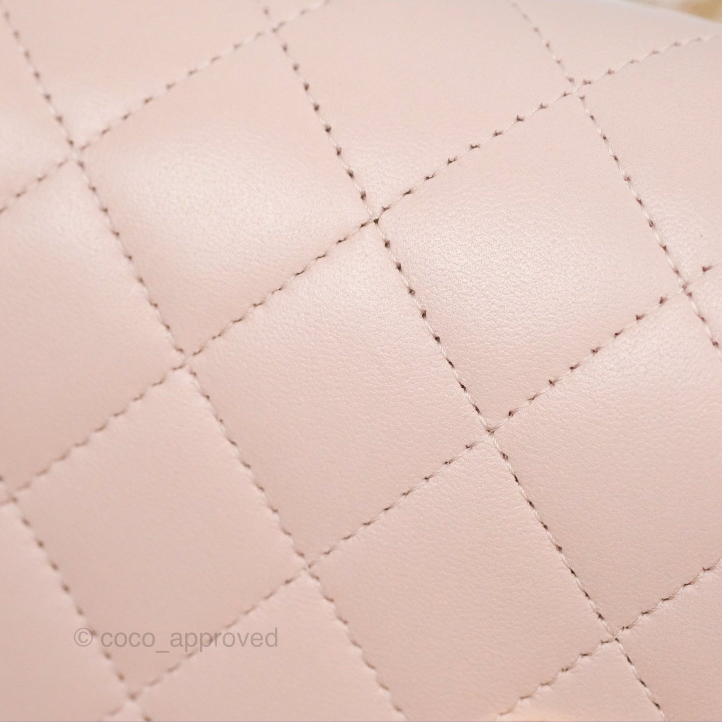 Chanel Flap Clutch With Chain Quilted Light Pink Lambskin Gold Hardware